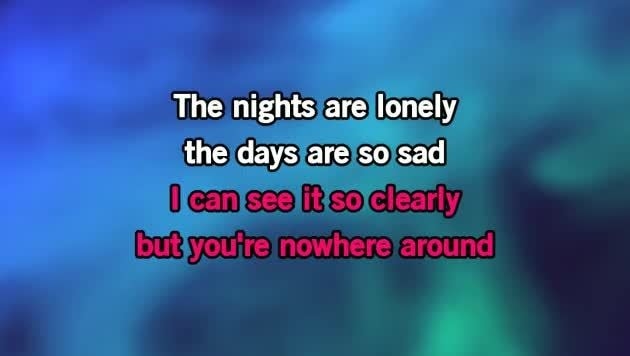 Nights are so lonely hot sale days are so sad