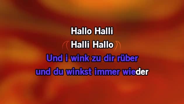 Karaoké Hallihallo Andreas Gabalier Cdg Mp4 Kfn Version Karaoké