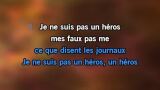 Karaoké Je ne suis pas un héros - Star Academy