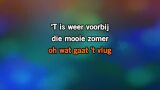 Karaoké 't Is weer voorbij die mooie zomer - Gerard Cox