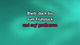 Karaoké Bleib doch bis zum Frühstück - Udo Jürgens