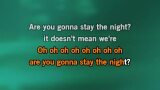 Stay the Night (Acoustic) Karaoke - Zedd