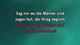 Video Karaoke Sag mir wo die Blumen sind - Marlene Dietrich - Karaoke Canzoni