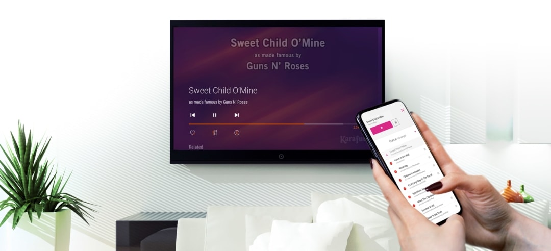 Karaoke-App direkt für Ihr TV-Gerät, KaraFun TV