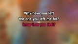 Why Have You Left The One You Left Me For Karaoke - Crystal Gayle