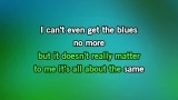 Video Karaoke Liedje Can't Even Get The Blues No More - Reba McEntire