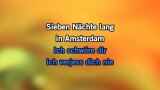 Karaoké Sieben nächte lang in Amsterdam - Paveier