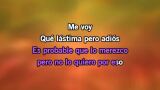 Karaoké Me voy - Julieta Venegas
