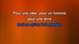 Karaoké Une femme (parle avec son cœur) - Roch Voisine