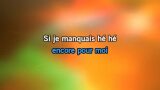 Video Karaoke Liedje Si je manquais de ta peau - Pascal Obispo