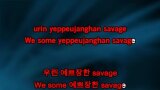 Karaoké Pretty Savage - Blackpink (블랙핑크)