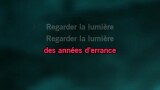 Karaoké Regarder la lumière - Benjamin Biolay