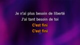 Karaoké Je t'avais juré de t'aimer - Santiana