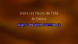Karaoké Je t'aime - Michel Sardou