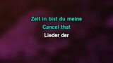 Lieder der nacht Karaoke - Marianne Rosenberg