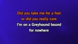 Greyhound Bound for Nowhere Karaoke - Miranda Lambert