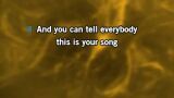 Video Karaoke Your Song - Rod Stewart - Karaoke Canzoni