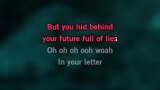 Singen In Your Letter Karaoke - REO Speedwagon - MP3 Karaoke