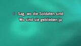 Karaoké Sag mir wo die Blumen sind - Juliane Werding