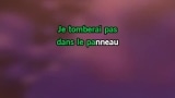 Video Karaoke Liedje J'tomberai pas - Christophe Willem