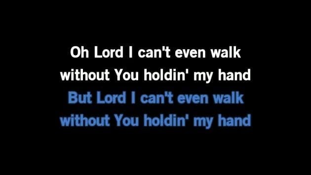 Karaoke I Can T Even Walk Without You Holding My Hand Cody Johnson Cdg Mp4 Kfn Karaoke Version