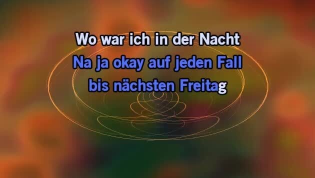 Singen Die Nacht von Freitag auf Montag Karaoke - SDP & Sido - MP3 Karaoke