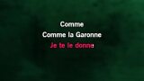 Karaoké La Garonne - Nicole Croisille