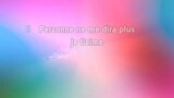 Karaoké Pense à moi - Eric Charden