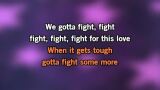 Karaoké Fight For This Love - Cheryl Cole