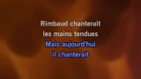Karaoké Rimbaud chanterait - Michel Delpech