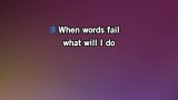 Karaoké When Words Fail - Shrek (musical)