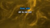 Karaoké Avec elle - Garou