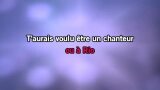 Karaoké J'aurais voulu être un artiste - Nicole Croisille