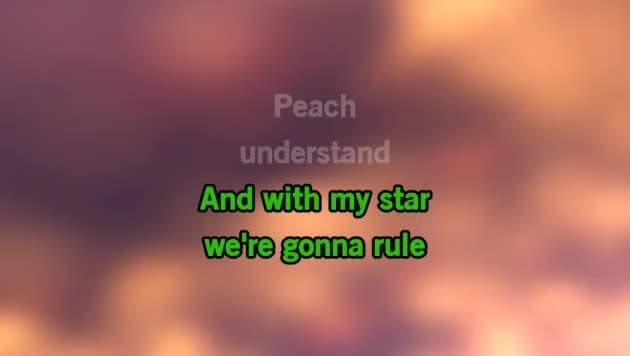 Karaoke Peaches - Video with Lyrics - The Super Mario Bros. Movie