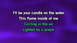 Candle on the Water Karaoke - Helen Reddy