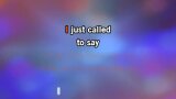 Video Karaoke I Just Called to Say I Love You - Stevie Wonder