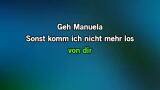 Karaoké Geh Manuela - Die Draufgänger