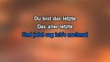 Karaoké Du bist das Letzte (2023 version) - Howard Carpendale