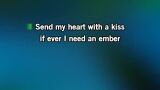 Send My Heart with a Kiss Karaoke - Stephen Sanchez