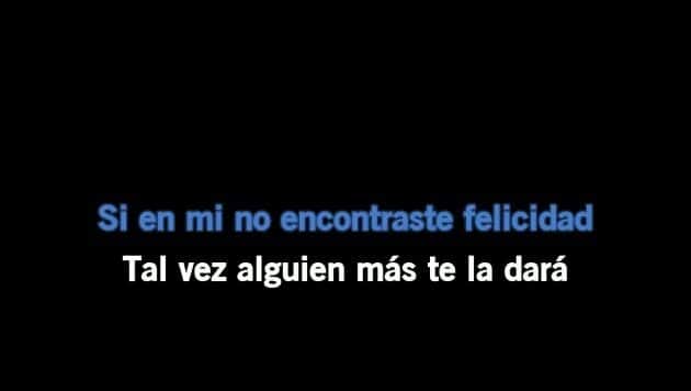 Yo sé que tienes un nuevo amor sin embargo te deseó lo mejor .. Si en mi no  encontraste felicidad..Tal vez, alguien te la dará