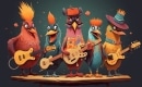 Karaoke de Birdie Song (Birdie Dance) - The Tweets - MP3 instrumental