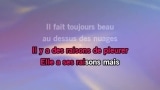 Singen La symphonie des éclairs Karaoke - Zaho de Sagazan - MP3 Karaoke