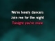 Lonely Dancers karaoke - Conan Gray