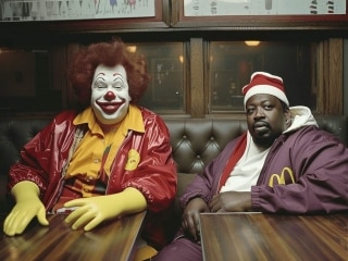 Karaoke Rock 'N' Roll McDonald's - Video with Lyrics - Wesley Willis