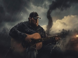 Karaoke Ain't No Love in Oklahoma - Video with Lyrics - Luke Combs