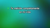 Te metiste Karaoke - Ariel Camacho