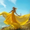 Long Yellow Dress