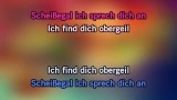 Video Karaoke Oberteil - Isi Glück