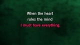 When the Heart Rules the Mind Karaoke - GTR