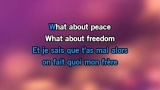 Singen Résister (What About Peace?) Karaoke - Slimane - MP3 Karaoke